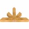 Ekena Millwork Saratoga Rough Sawn Timber Gable Bracket, Western Red Cedar, 36"W x 24"H x 4"D x 4"F, 16/12 Pitch GBW036X24X0404SAR00RWR - alternate 2